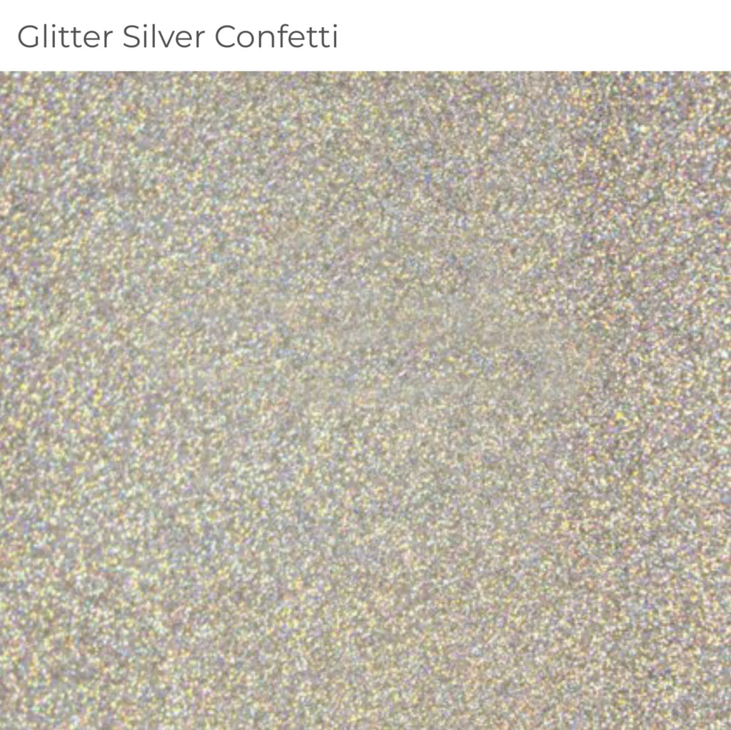 Siser Glitter - SILVER CONFETTI
