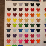 Siser Colour Guide