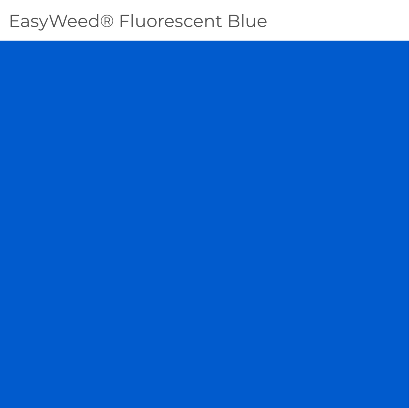 Siser EasyWeed - FLUORESCENT BLUE