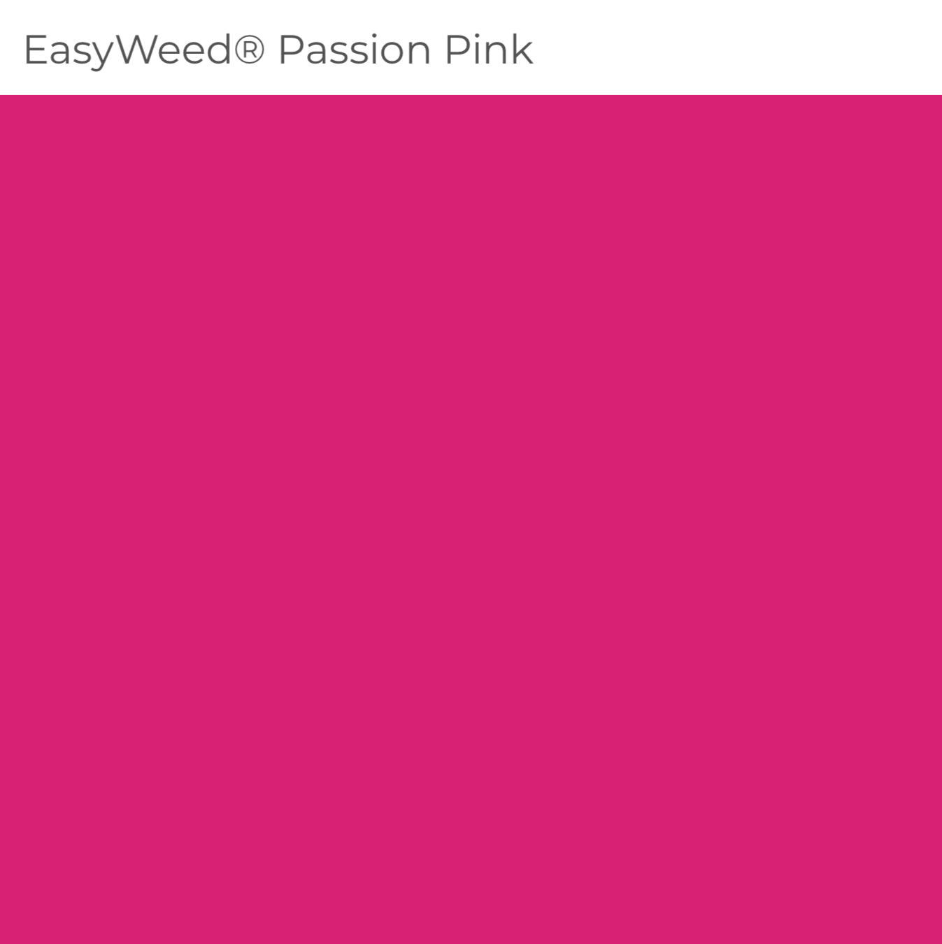 Siser Easyweed - PASSION PINK 12"