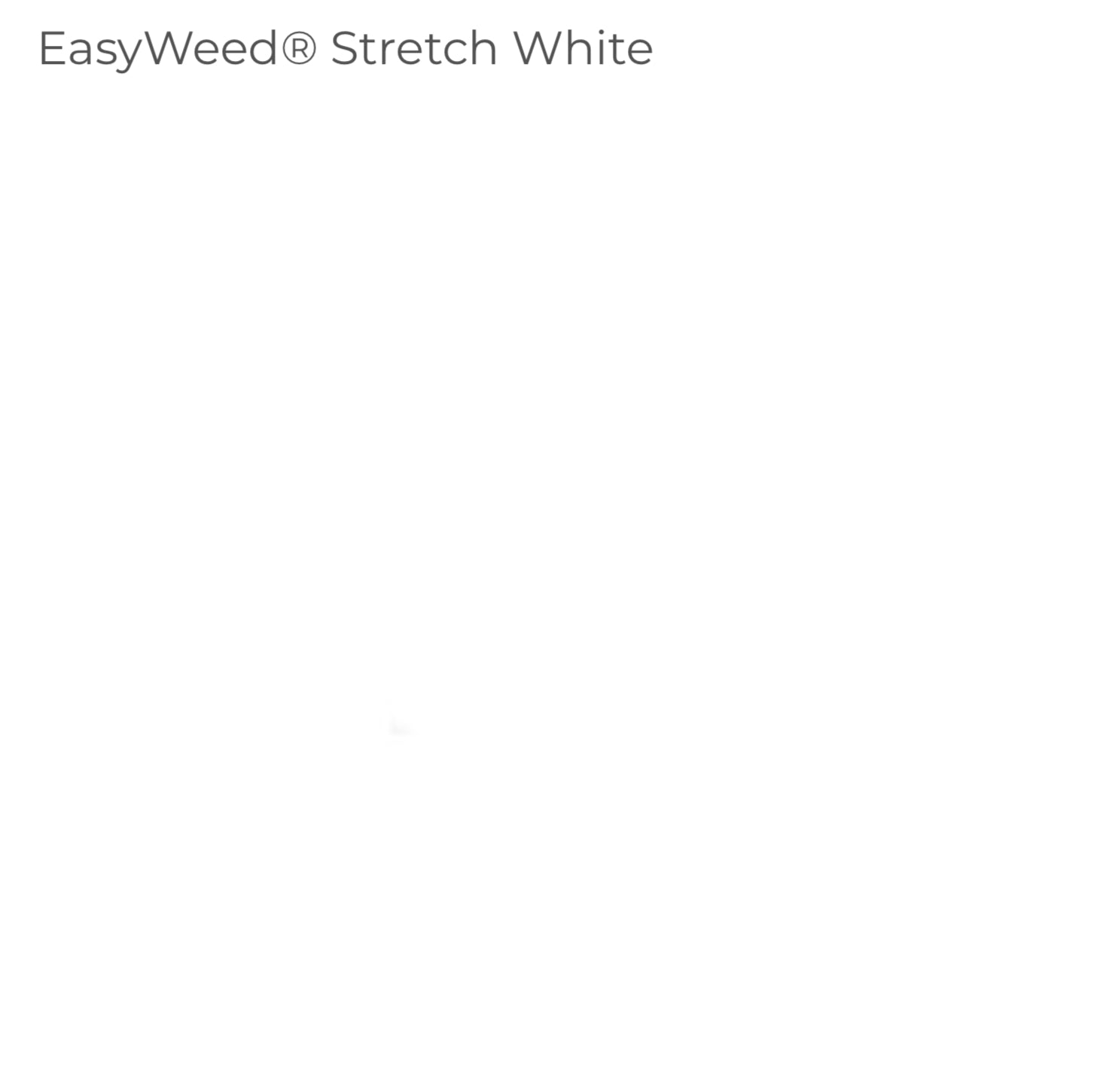 Siser EasyWeed Stretch - WHITE