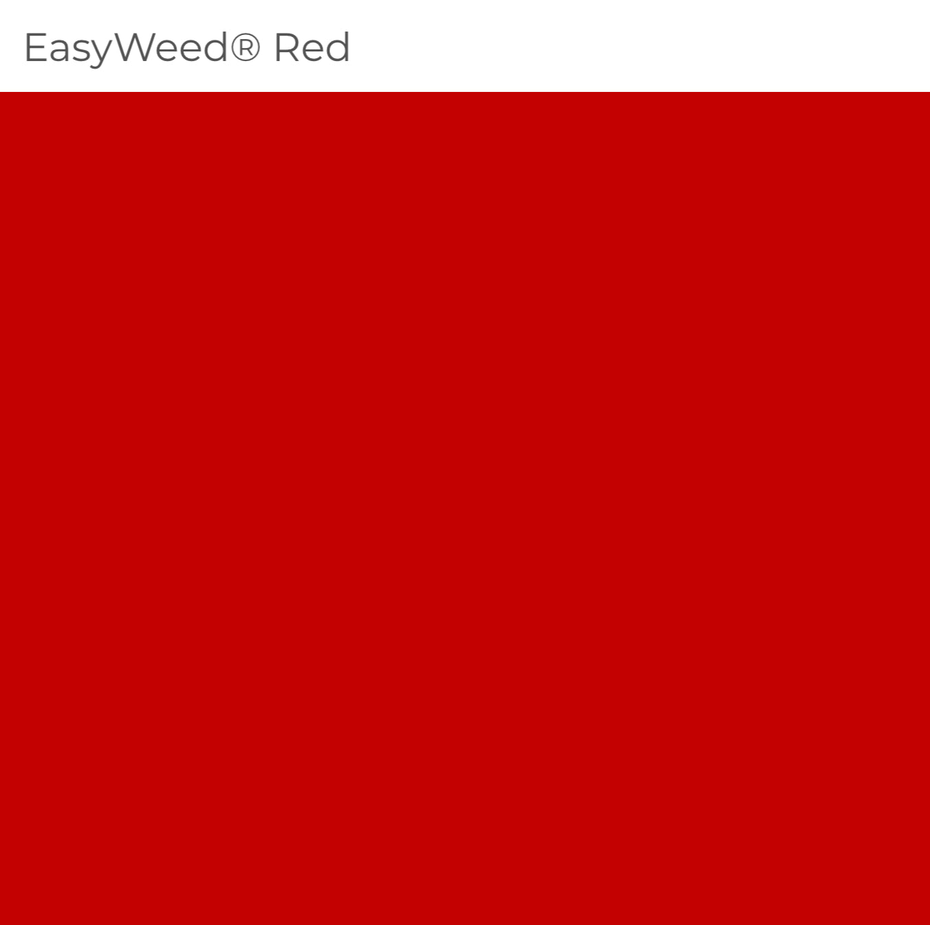 Siser Easyweed - RED 12"